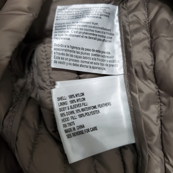 MICHAEL Michael Kors Packable Down Fill Quilted Puff Jacket Small - Picture 6 of 8